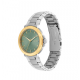 Tommy Hilfiger dames horloge Lori bicolor met groene wijzerplaat - 2010704
