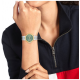 Tommy Hilfiger dames horloge Lori bicolor met groene wijzerplaat - 2010704