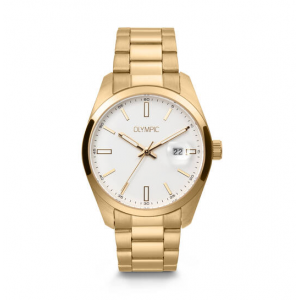 Olympic , herenhorloge double staal - 2010723 Olympic , herenhorloge double staal - 2010723