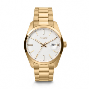 Olympic , herenhorloge double staal - 2010723 Olympic , herenhorloge double staal - 2010723