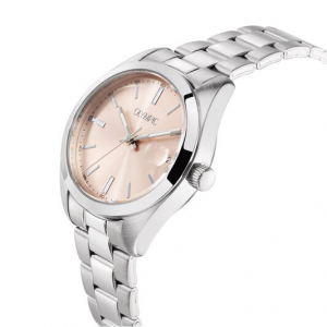 Olympic ,dames horloge  stalen kast en band champagne plaat - 2010725 Olympic ,dames horloge  stalen kast en band champagne plaat - 2010725