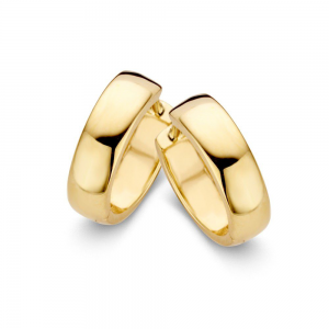 Gouden oorringen poli bol model - 2010729