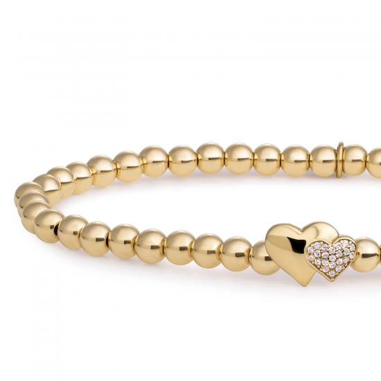 Sparkling Jewels mom bracelet gold - 2010777