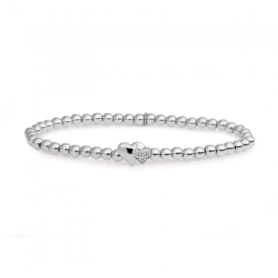 Sparkling Jewels mom bracelet silver - 2010778