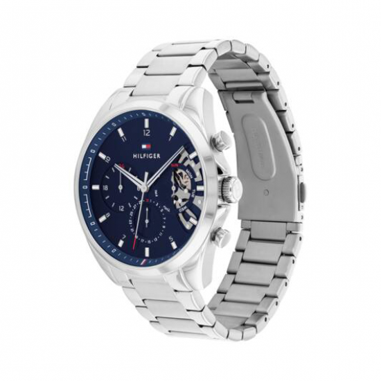 Tommy hilfiger heren horloge Baker  stl/ss  44mm skeleton plaat - 2010789