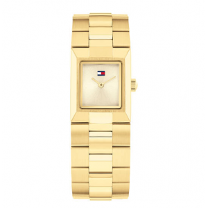 Tommy hilfiger dames horloge Ivy geelgoud kleur 21x25mm - 2010790 Tommy hilfiger dames horloge Ivy geelgoud kleur 21x25mm - 2010790