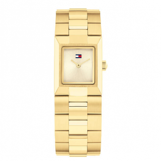 Tommy hilfiger dames horloge Ivy geelgoud kleur 21x25mm - 2010790