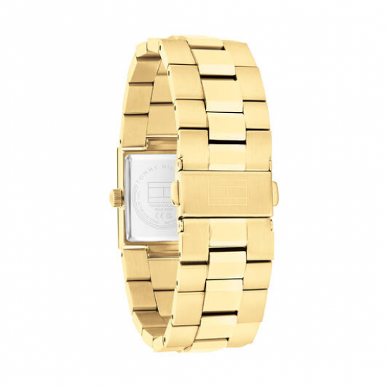 Tommy hilfiger dames horloge Ivy geelgoud kleur 21x25mm - 2010790