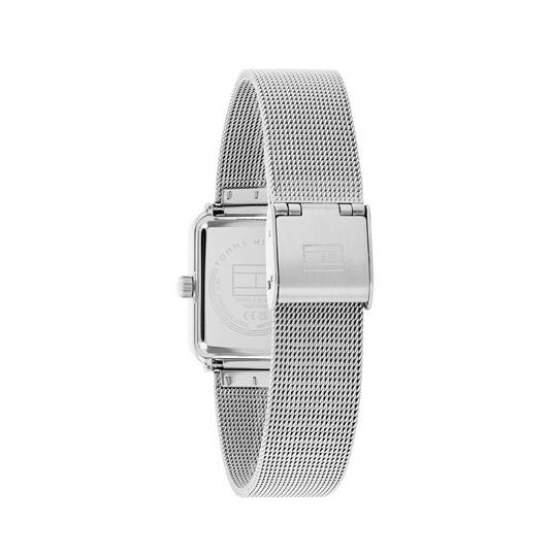 Tommy hilfiger dames horloge Tea staal met mesh band 21x25mm - 2010792
