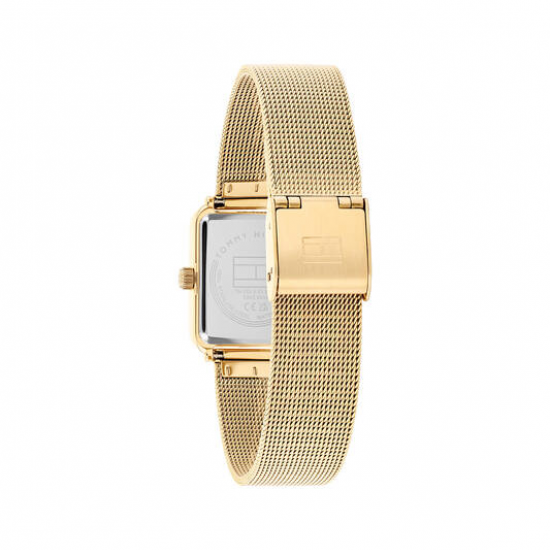 Tommy Hilfiger dames horloge Tea geelgoud kleur met meshband 21x25mm - 2010793