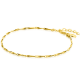 Zinzi armband geel verguld met gedraaide schakels - 2010849