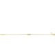 ZINZI armband  infinity met zirconia's geel verguld - 2010850