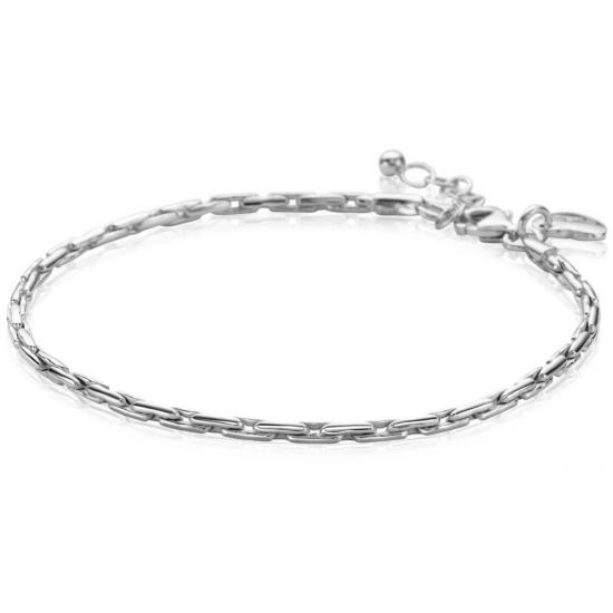 ZINZI zilveren armband anker rond geslepen - 2010851