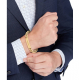 Tommy hilfiger heren armband geel verguld met plaat - 2010867