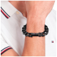 Tommy hilfiger heren armband zwart gecoated gourmet schakel - 2010869