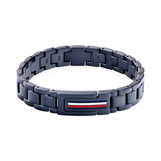 Tommy hilfiger heren armband zwart gecoated - 2010870