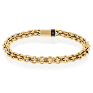 Tommy hilfiger heren armband geel verguld - 2010875 Tommy hilfiger heren armband geel verguld - 2010875