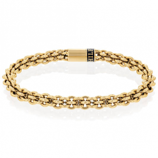 Tommy hilfiger heren armband geel verguld - 2010875