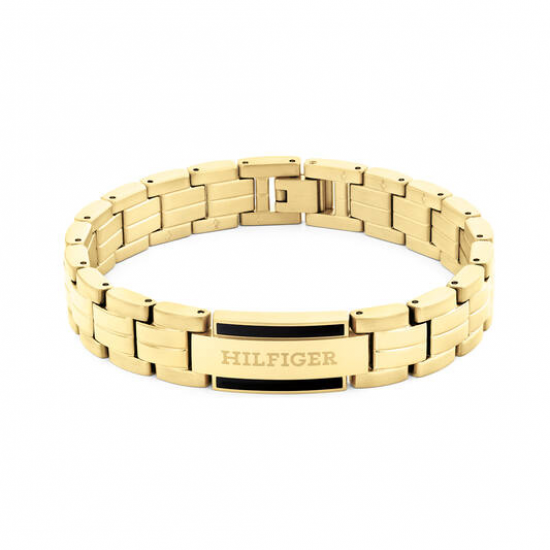 Tommy hilfiger heren armband geel verguld - 2010877