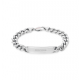 Tommy hilfiger heren armband gourmet schakels met plaat - 2010883