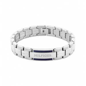 Tommy hilfiger heren armband schakels met plaat - 2010884
