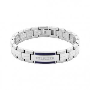 Tommy hilfiger heren armband schakels met plaat - 2010884