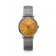Olympic heren horloge zwart gecoat met groene wijzerplaat en rekband - 2011023