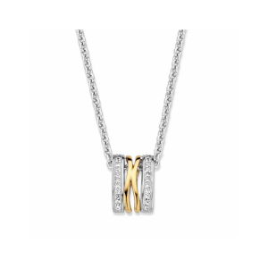 Hanger zilver/goud zirkonia - 2011463 Hanger zilver/goud zirkonia - 2011463