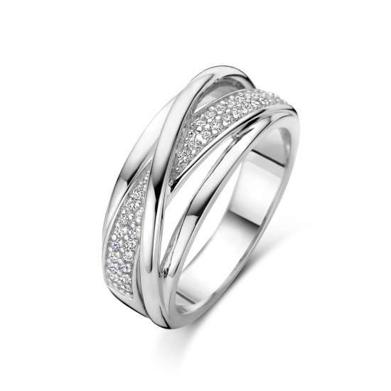 Rosa di Luca ring zilver met zirconia - 2011088