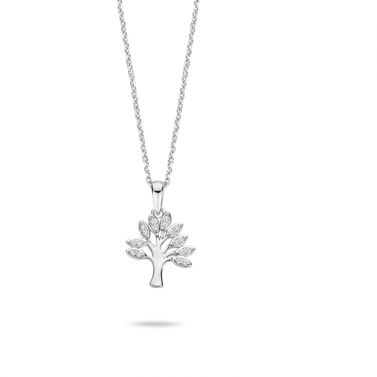 Rosa di luca hanger met  zirconia en collier - 2011099
