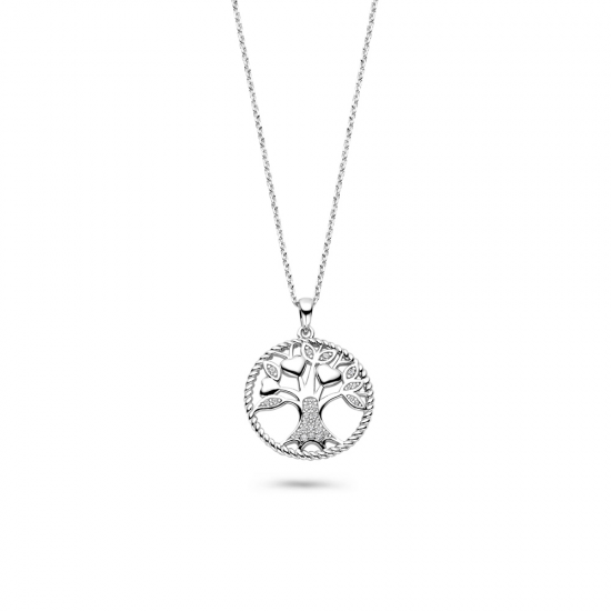 Rosa di luca collier met hanger  met zirconia - 2011109