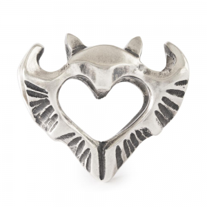 Trollbeads; Harten vleermuis - 2011125 Trollbeads; Harten vleermuis - 2011125