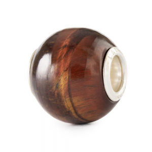 Trollbeads; Rode tijgeroog, rond - 2011147 Trollbeads; Rode tijgeroog, rond - 2011147