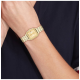 Tommy Hilfiger  goudkleurig dames horloge Mia langwerpig met stalen band - 2011211