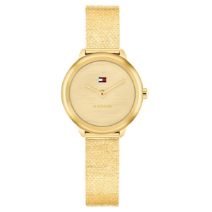 Tommy Hilfiger  goudkleurig dames horloge Demi  met stalen band goudkleurige plaat - 2011212 Tommy Hilfiger  goudkleurig dames horloge Demi  met stalen band goudkleurige plaat - 2011212