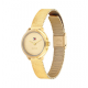 Tommy Hilfiger  goudkleurig dames horloge Demi  met stalen band goudkleurige plaat - 2011212