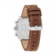 Tommy Hilfiger bicolor heren horloge Hudson blauwe plaat en bruin lederen band - 2011219