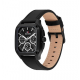 Tommy Hilfiger heren horloge Herald zwart stalen kast en zwart lederen band - 2011220
