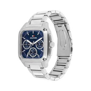Tommy Hilfiger heren horloge Herald  stalen kast en band blauwe plaat - 2011221 Tommy Hilfiger heren horloge Herald  stalen kast en band blauwe plaat - 2011221