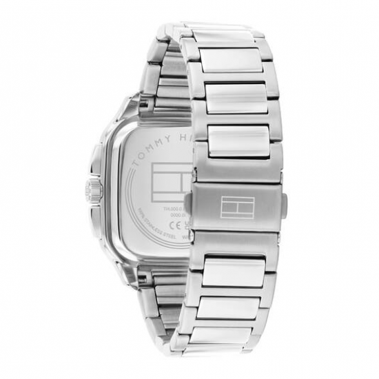 Tommy Hilfiger heren horloge Herald  stalen kast en band blauwe plaat - 2011221