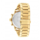 Tommy Hilfiger goudkleurig heren horloge Rocky met olijf groene plaat - 2011223