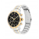 Tommy Hilfiger  heren horloge Oxford staal en zwarte wijzerplaat - 2011225