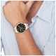 Tommy Hilfiger  heren horloge Oxford staal en zwarte wijzerplaat - 2011225