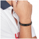 Tommy Hilfiger  heren armband gevlochten bruin leer - 2011228