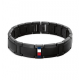 Tommy Hilfiger  heren armband zwart  staal Jameson - 2011232