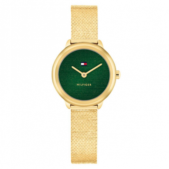 Tommy Hilfiger dames horloge met bruine plaat - 2011244