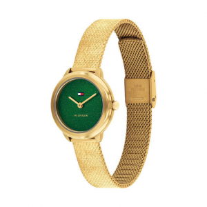 Tommy Hilfiger dames horloge met bruine plaat - 2011244 Tommy Hilfiger dames horloge met bruine plaat - 2011244