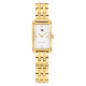 Tommy Hilfiger dames horloge goudkleur langwerpig met witte plaat - 2011245