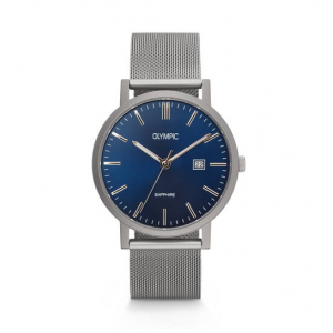 Olympic  titanium heren horloge met blauwe plaat - 2011251 Olympic  titanium heren horloge met blauwe plaat - 2011251