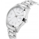 Olympic , herenhorloge louis met stalen band witte plaat - 2011255